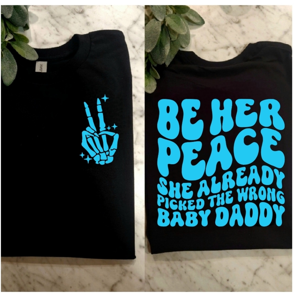 Funny shirt retro picked the wrong baby daddy humor popular